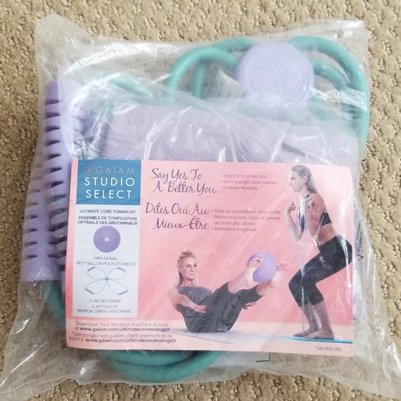 **NIP** Gaiam Studio Select Ultimate Core Toning Kit - Picture 3 of 5
